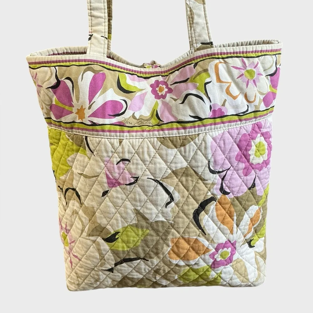 Vera Bradley Portobello Road Quilted Tote Retired Floral Bag